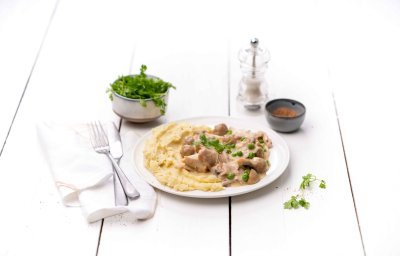 Vol-au-vent van konijn
