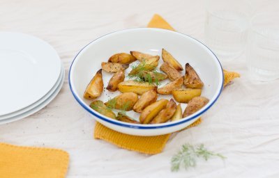 Gebakken aardappelen in de oven