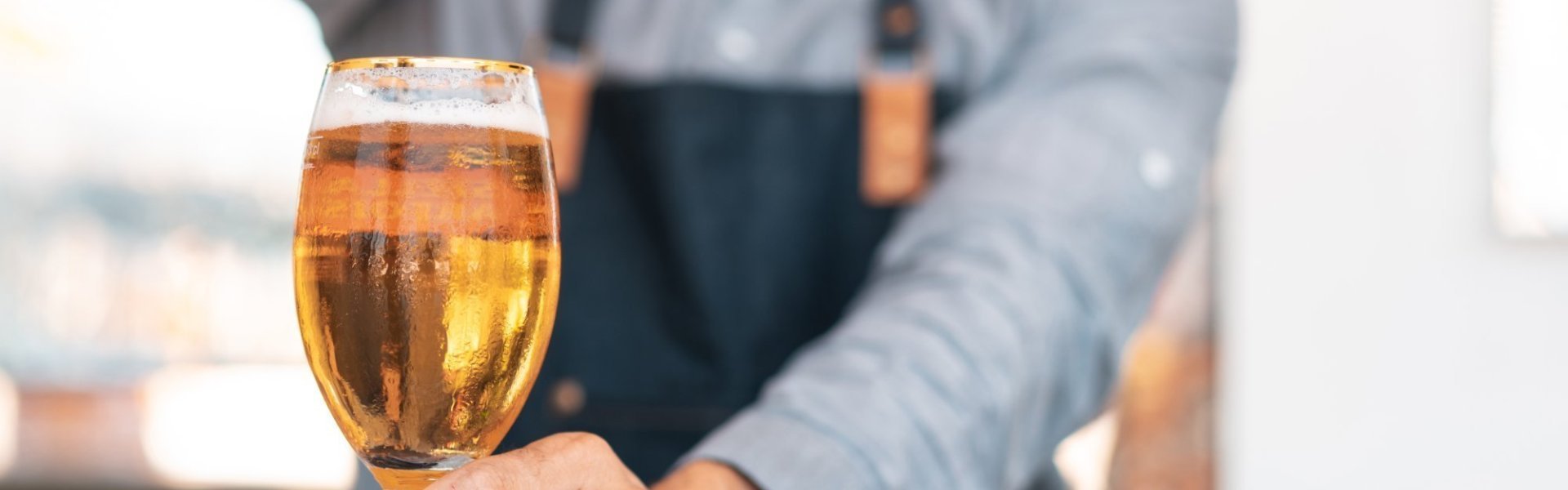 Glas met bier Glas met bier