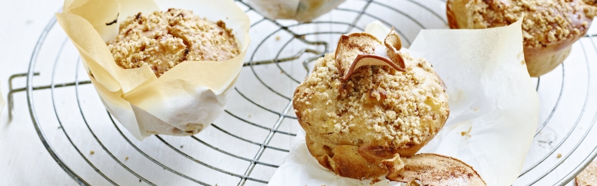 Appelmuffins met appelchips Appelmuffins met appelchips