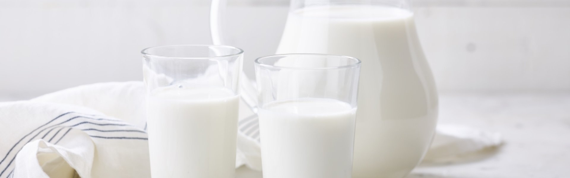 Glazen met melk