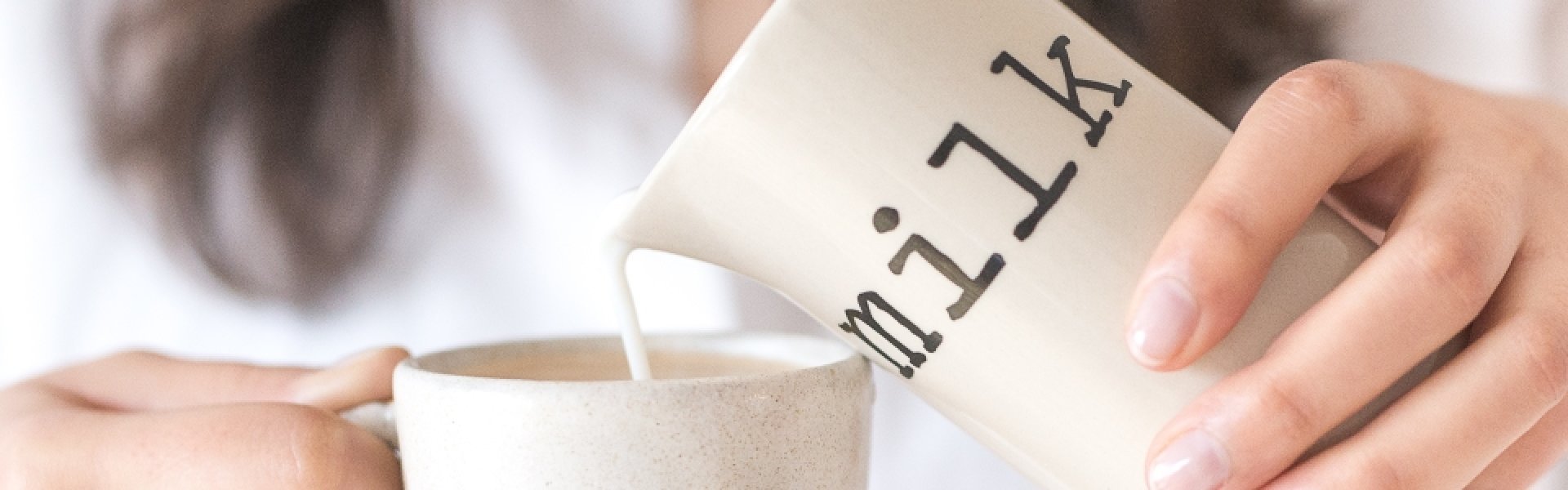 Melk in koffie Melk